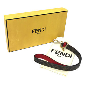 FENDI Fendi FF pattern strap 7AR872 key ring key holder key hook new old goods unused goods aq4976