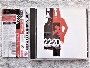 D【 22-20s / why don't you do it for me？ 】帯付き　国内盤　CDは４枚まで送料１９８円