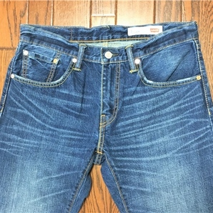 リーバイス Ｌｅｖｉ’ｓ ５０２ ｗ３２ ひげ落ち ブルー ジーンズ ストレート 縦落ち デニム パンツ １００％コットン ジーパンの画像1