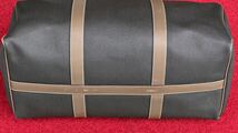 【定番人気!】DUNHILL　ダンヒル　PVCレザー　大型 最高級 ボストンバッグ　ブラウン系　旅行鞄、出張に最適_画像5
