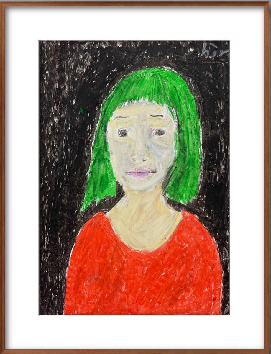 絵描きhiro C｢後にして｣, 美術品, 絵画, パステル画, クレヨン画