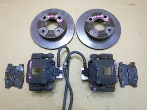 *(193208) Heisei era 12 year Wagon R MC21S front brake calipers, rotor left right set *ABS less for 