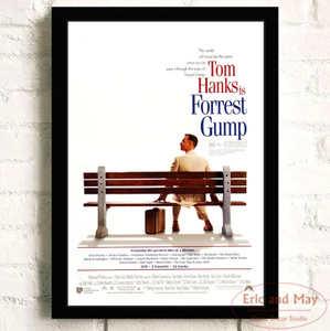 【最安保証】C1400 Forrest Gump　フォレスト・ガンプ　トム・ハンクス　映画 キャンバスアートポスター 50×70cm 雑貨 海外製 枠なし A