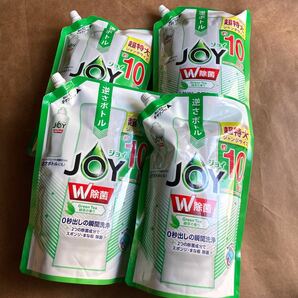 除菌ジョイ コンパクト 食器用洗剤 緑茶の香り 詰め替え 10回分 超特大ジャンボサイズ 1330ml×4袋
