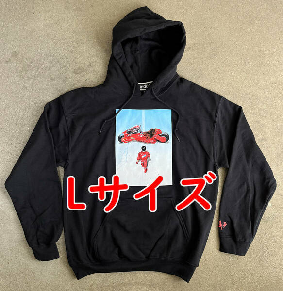 未使用新品 L kaneda hooded sweatshirt 黒 ジェルミクライン industries 金田パーカー AKIRAアキラフーディ Hook-Ups