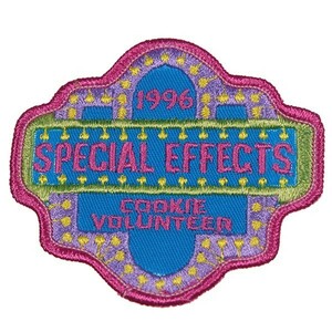 EG10 SPECIAL EFFECTS COOKIE VOLUNTEER 1996 ワッペン パッチ ロゴ エンブレム アメリカ 米国 USA 輸入雑貨