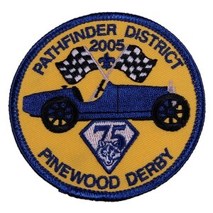 PG31 PATHFINDER DISTRICT PINEWOOD DERBY 2005 カブスカウト ワッペン パッチ ロゴ エンブレム アメリカ 米国 USA 輸入雑貨