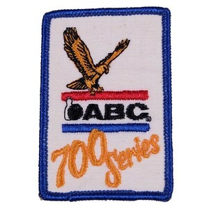OB07 ABC 700 SERIES ボウリング ワッペン パッチ ロゴ エンブレム アメリカ 米国 USA 輸入雑貨