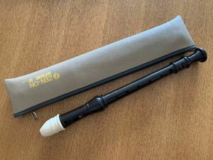  used ZEN-ON soprano recorder made in Japan chronicle name trace equipped case attaching 