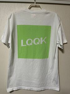 lqqk studio tee white M ルックスタジオ Tシャツ green minano ホワイト グリーン メロン skate