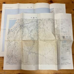 古地図 小松 大聖寺 金沢 昭和49年 国土地理院 地図 レトロ 昭和 地形図