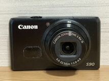 Canon キヤノン PowerShot S90 コンパクトデジタルカメラ 動作品_画像2