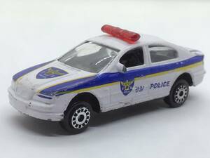 けB3★トミカサイズ ミニカー 韓国警察 パトロールカー/パトカー POLICE BMW 3シリーズ ダイキャストボディ 全長約75mm