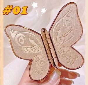 AGAG eyeshadow 6色アイシャドウパレット 01 蝶