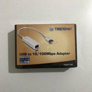 《未開封品》TRENDnet　10/100Mbps変換アダプター　”TU2-ET100”