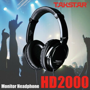 Takstar プロフェショナル モニターヘッドフォン HD2000 日本代理店保証付き オーディオ入門 エントリーモデル