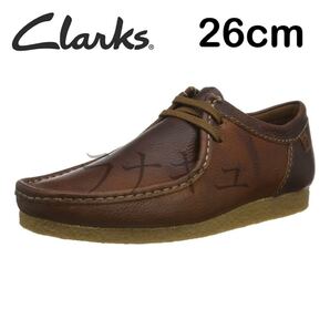 ☆新品☆ Clarks クラークス モカシン シェイカーIIラン 26cm ワラビー チャッカブーツ デザートブーツ 茶色