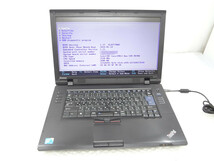 【ジャンク品】lenovo Thinkpad SL510 BIOS確認済み/core 2 DUO P8700 2.53GHz/HDD 無/メモリ 2GB/DVDマルチ/15.6インチ　_画像1
