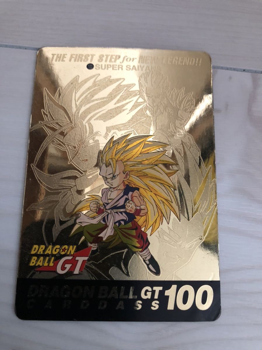 8840円 78％以上節約 DRAGON BALL GT カードダス 100 SUPER SAIYANS