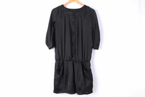  Proportion Body Dressing PROPORTION BODY DRESSING tunic One-piece lady's 3 size black black satin tops 