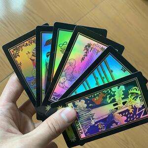 【送料無料】ホログラフィック タロットカード ボードゲーム 78 個 カードフル 英語版 Astrologer