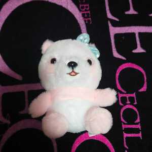  Panda soft toy ball chain pink 