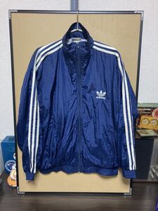 adidas アディダスナイロンジャケット ウィンドブレーカー ヴィンテージ トレフォイル トラックトップ 90s 薄手