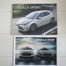 カローラスポーツ COROLLA SPORT 2018年8月 & Opt カタログ◇T51_画像1