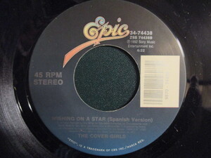 The Cover Girls ： Wishing On A Star Spanish Ver. 7'' / 45s (( スペイン語 )) c/w Thank You (( 落札5点で送料無料