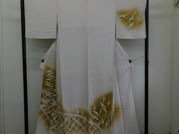 [라쿠후] P8899 손그림 유젠 나들이 겹옷 k, 여성 기모노, 키모노, 나들이옷, 기성품