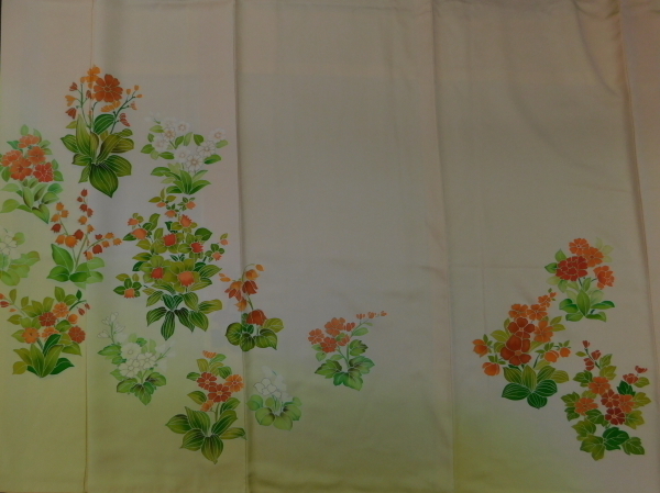 [Rakufu] P8726 Handbemalter Yuzen-Kimono c, Mode, Damen-Kimono, Kimono, Tsukesage