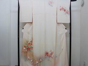 Art hand Auction Rakufu Special Selection 93514 fwc Ao Matsui Faja Yuzen pintada a mano con faja colgante, moda, kimono de mujer, kimono, colgante