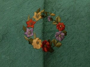 ( приятный ткань )P16895 цветок .. украшение .. однотонная ткань .k