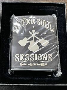 zippo HOTEI PRESENTS SUPER SOUL 布袋寅泰 BOOWY 2006年製 SESSIONS BRIAN SETZER 両面 デザイン アーティスト ケース 保証書