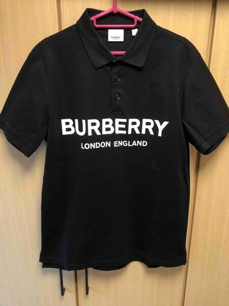 正規 20SS BURBERRY LONDON ENGLAND by Riccardo Tisci バーバリー ロンドン イングランド ロゴ 鹿の子 ポロシャツ S
