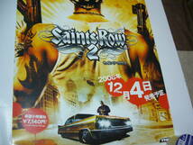 B2大 ポスター　Saints Row 2　セインツ・ロウ2_画像1