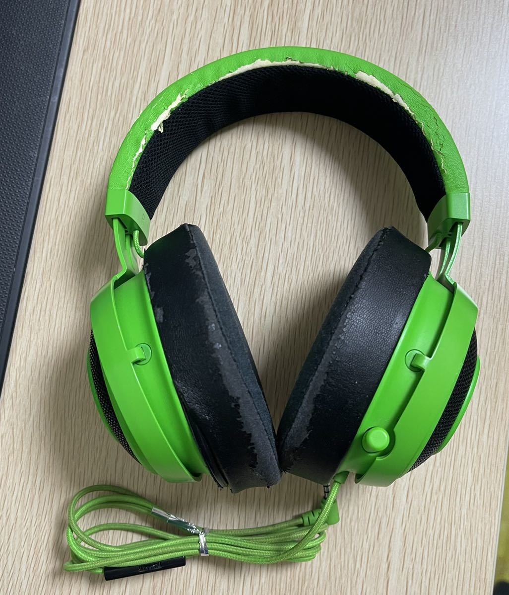 【即決】 Razer Kraken Green ゲーミングヘッドセット ゲーミングヘッドセット レイザー