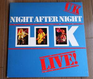 【LPレコード】Night After Night / UK 国内版 