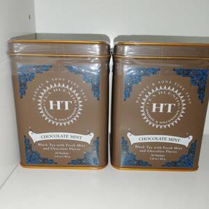 【2個セット】紅茶缶 チョコレートミント ティーバッグ20袋 40g Harney & Sons ハーニー&サンズ【新品・送料込】