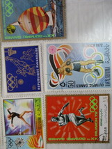 カタールやモンゴルなど数ケ国で発行された”ミュンヘン・オリンピック”の切手　２０枚　使用済み　美品　_画像3