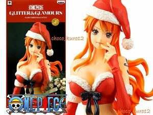 新品 即決■ナミ フィギュア ONE PIECE ワンピース GLITTER＆GLAMOURS－NAMI CHRISTMAS STYLE－ サンタ クリスマス■プライズ 同梱可