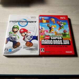 ◯Wii マリオカートWii New スーパーマリオブラザーズ Wii 同梱OK◯