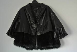 UNDERCOVER/ undercover / hem fur RIP nylon after gya The - Short JKT