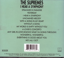 ★シュープリームス/I Hear A Symphony★米輸入CD★The Supremes_画像2