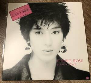 LP【和ブギー・シティポップ】刀根麻理子 (MARIKO TONE) / Purple Rose【28BLC-3004・国内85年・美品・ピンナップ付・鷺巣詩郎・佐藤健】 