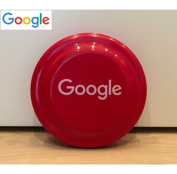 Google フリスビー 赤　アップル本社 ビジターセンターにて購入　限定品