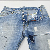 ディースクエアード Dsquared2 classic kenny twist jean クラシックケニー ツイスト ジーン デニムパンツ ダメージ加工 44｜21c3066*A_画像3