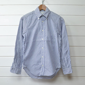 インディビジュアライズドシャツ ストライプBDシャツ INDIVIDUALIZED SHIRTS 13.5/30｜8g2653*A