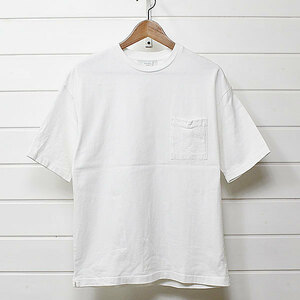  Be mingbai Beams pocket T-shirt s white B:MING by BEAMSl21a2815*A