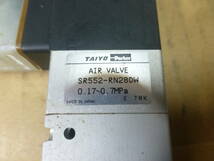 TAIYO Parker AIR VALVE SR552-RN28DW 小型電磁弁(管理番号Ｔ)_画像2